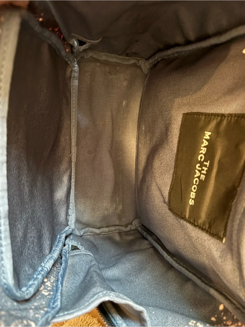 Marc Jacobs THE BACKPACK custom Pink Marble Splatter